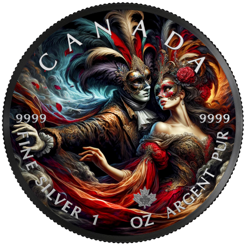 Canada 2024 5$ Carnival 1 Oz silver coin | Canada | KMK Coins - Gold ...